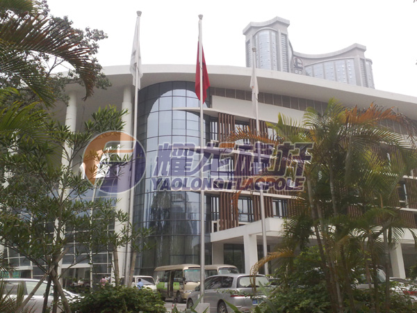 亚运会亚组委大厦旗杆