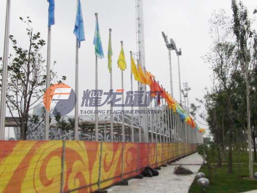 北京奥运会国家体育场&ldquo;鸟巢&rdquo;旗杆