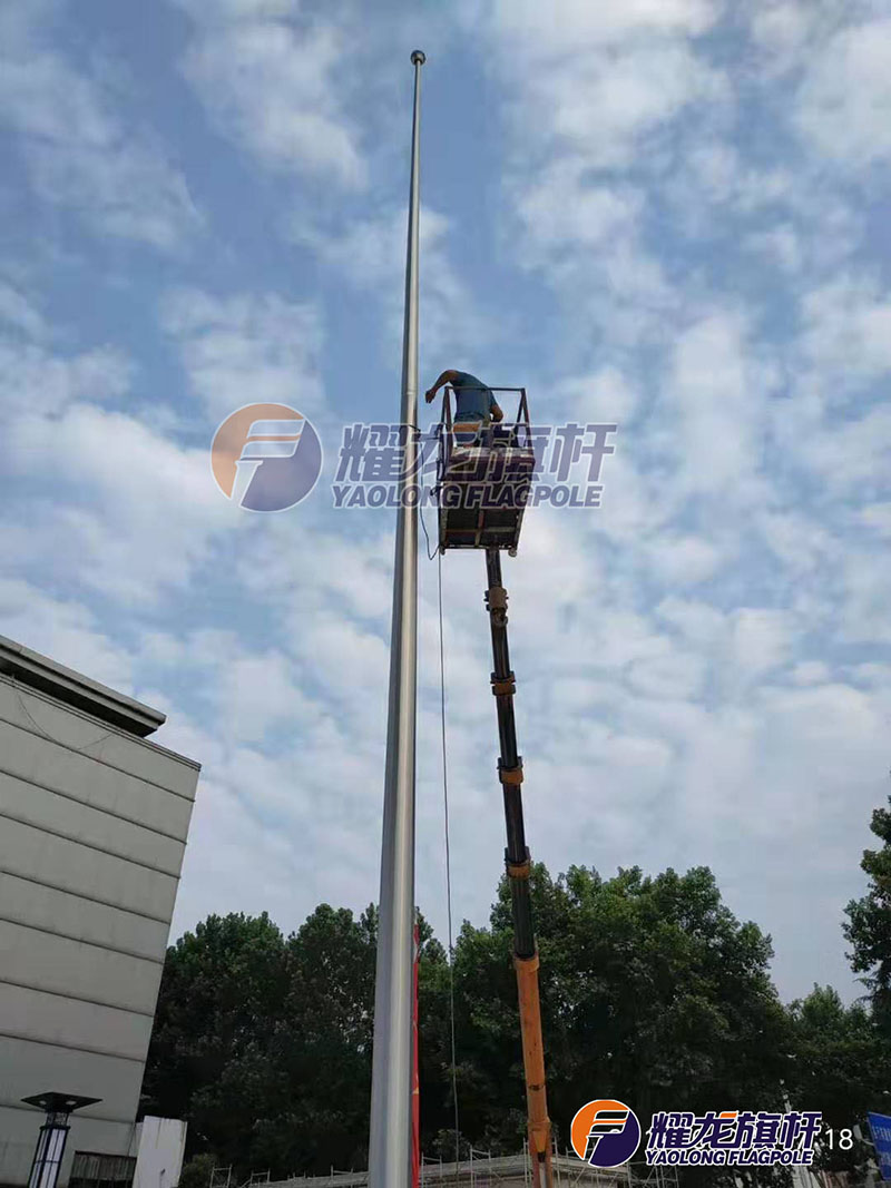 河南荣盛商贸有限公司使用耀龙旗杆